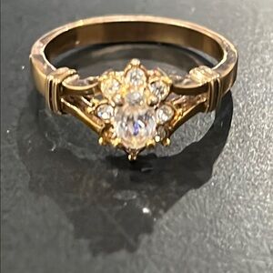 *Vintage-Inspired Ring with Gemstones